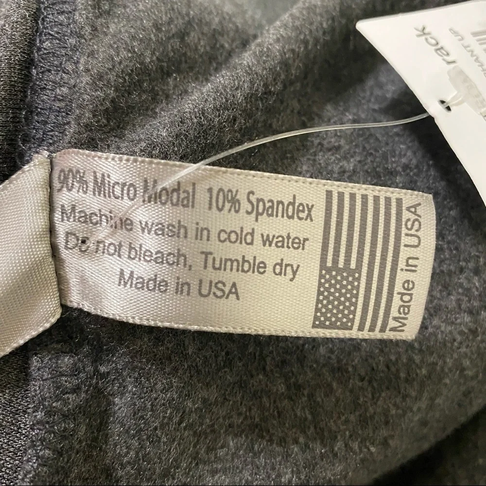 NEW GO COUTURE Turtleneck High/low Hem Tunic Sweater In Charcoal Elephant Up M - Picture 3 of 4